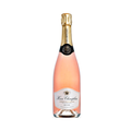 Fles rosé wijn bubbels van Henri Champliau Cremant uit de regio Bourgogne Frankrijk