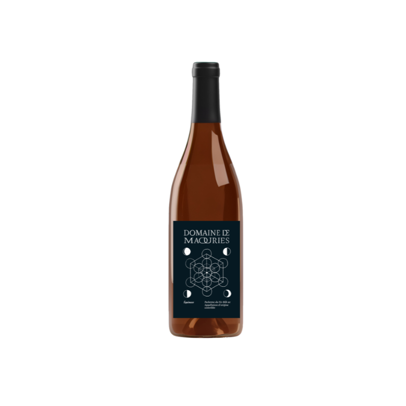 Fles witte wijn Equinoxe van Domaine de Maouries uit de regio Pacherenc de Vic Bilh Sud Ouest  Frankrijk