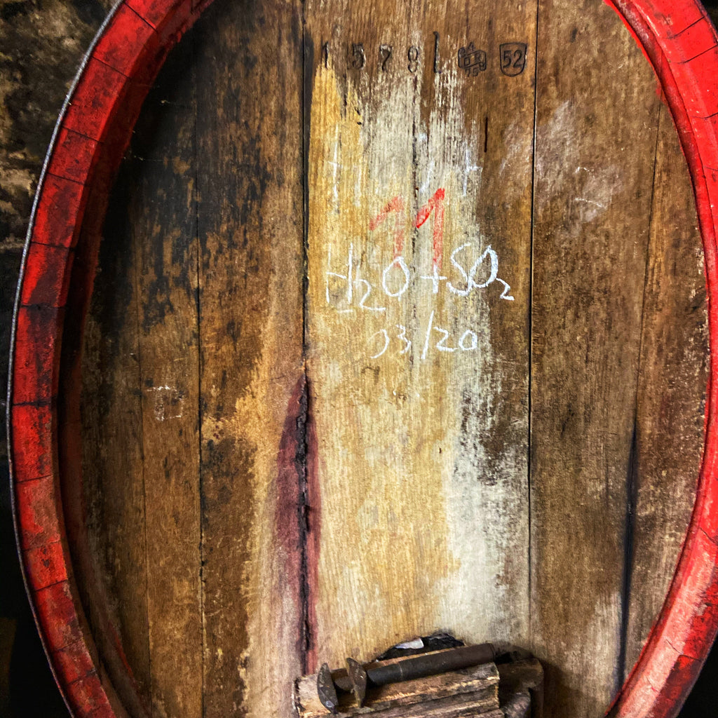 Houten wijnvat Sina Mert